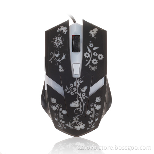 Fashionable Wired 6D Gaming Optical Mouse (NV-M504)